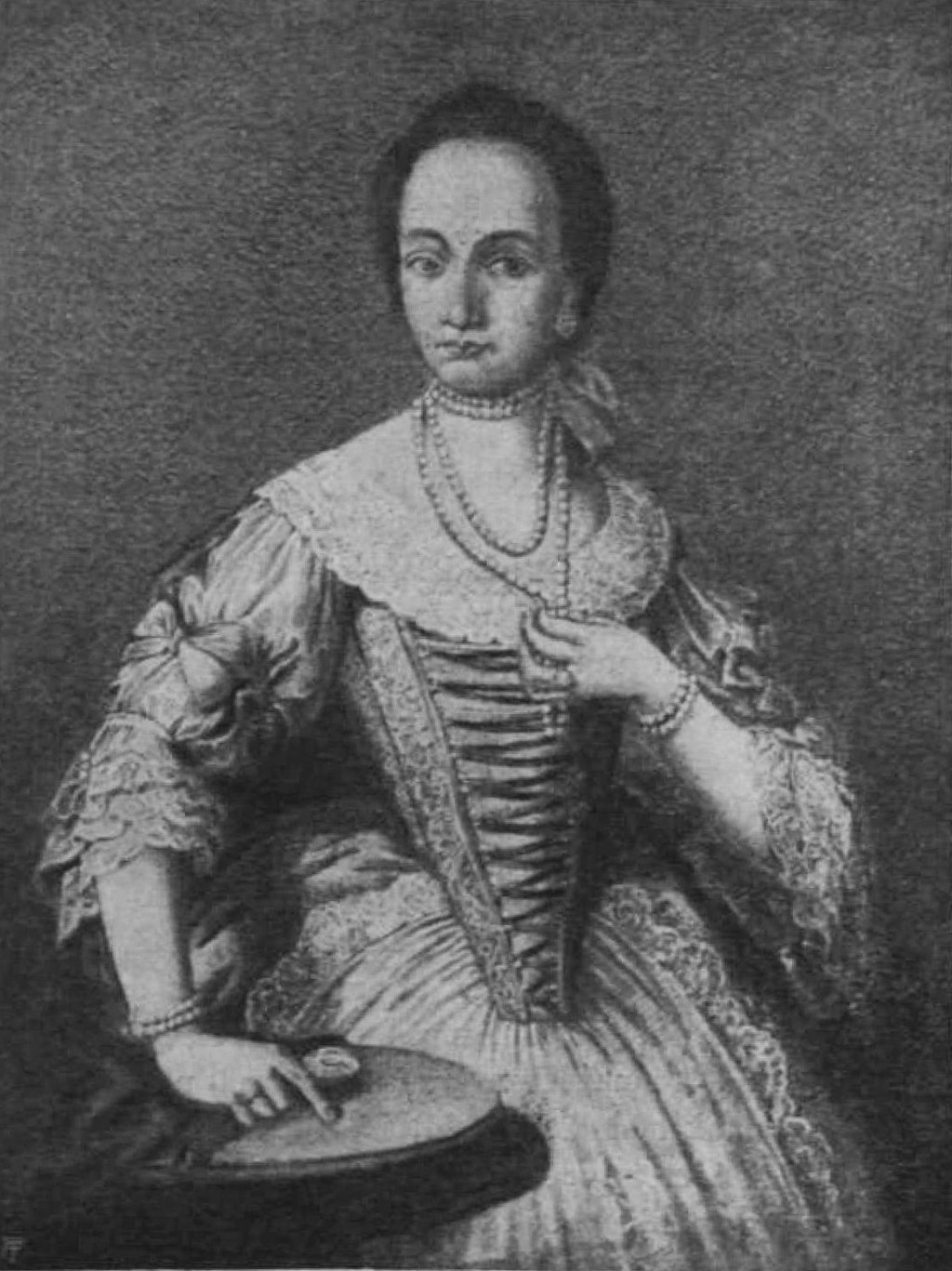 Sibrik Antalné felsőeőri Bertha Klára (1748-1772), 1770s