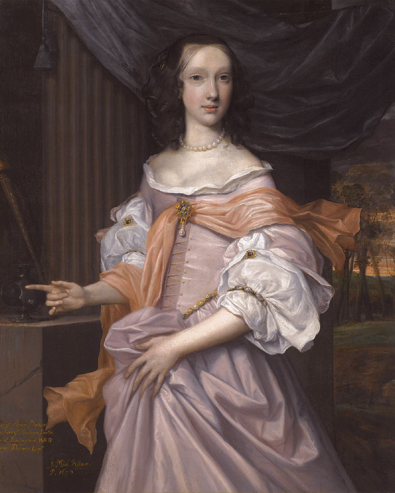 Catherine Dormer, daughter of Montagu Bertie, 2nd Earl of Lindsey (d. 1659), 1659