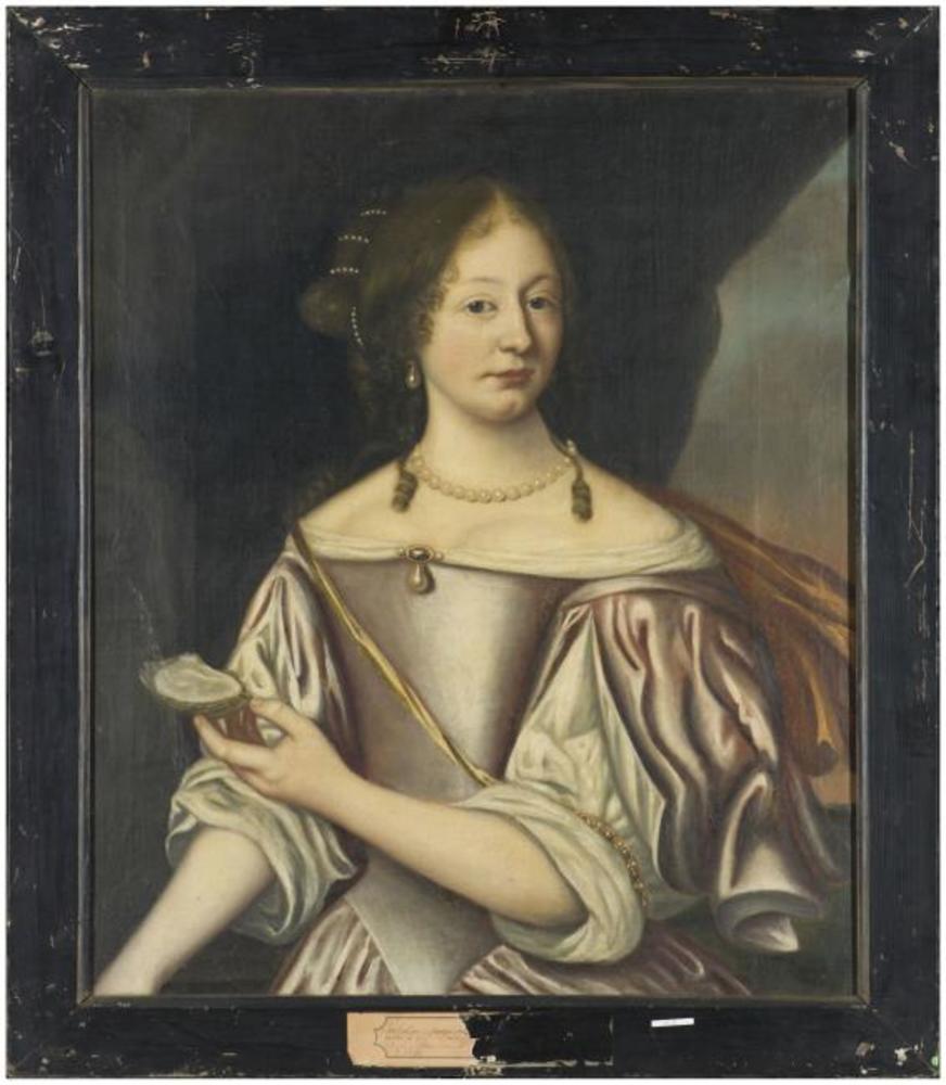 Portret of Anna van Cammingha (1641-1712), ca 1670, - S01913 - Fries Museum Julius de Geest - Netherlands Institute for Art History