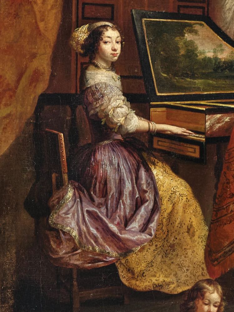 François Duchatel, A family portrait in an architectural setting, traditionally identified as members of the Janssens family, 1672