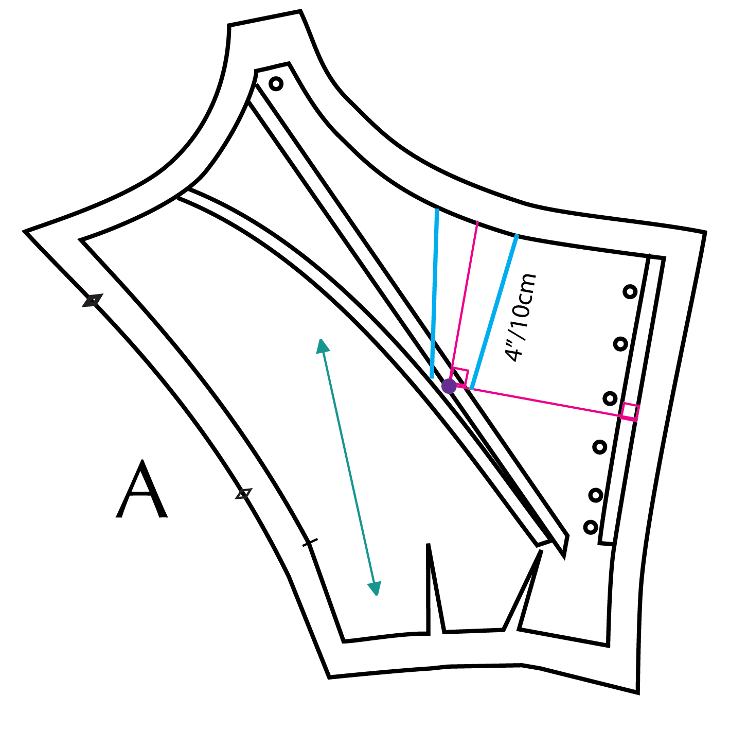 Scroop Patterns Minette Stays Gusset Tutorial