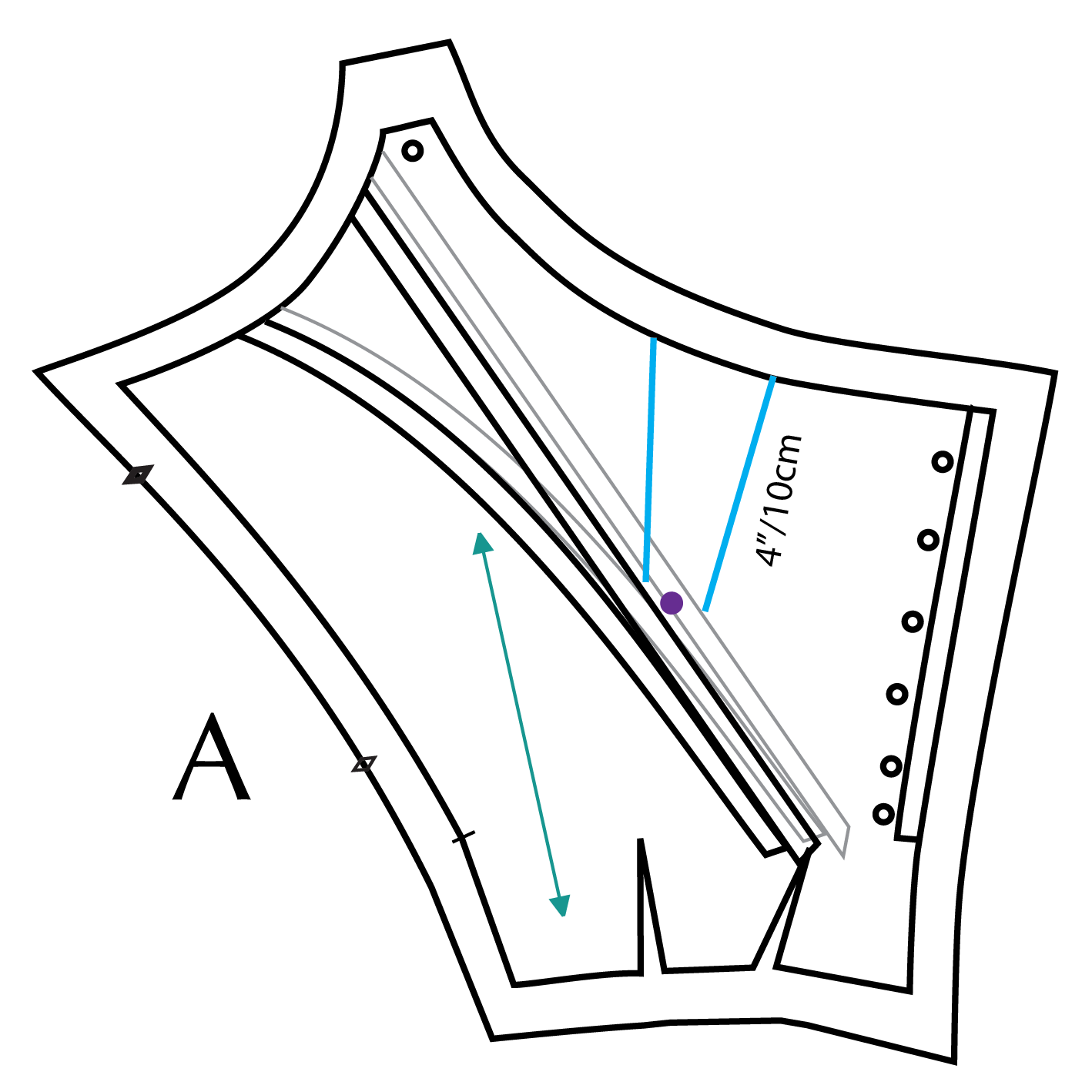 Scroop Patterns Minette Stays Gusset Tutorial