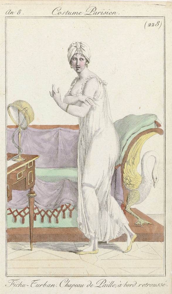 Journal des Dames et des Modes, Costume Parisien, 1800